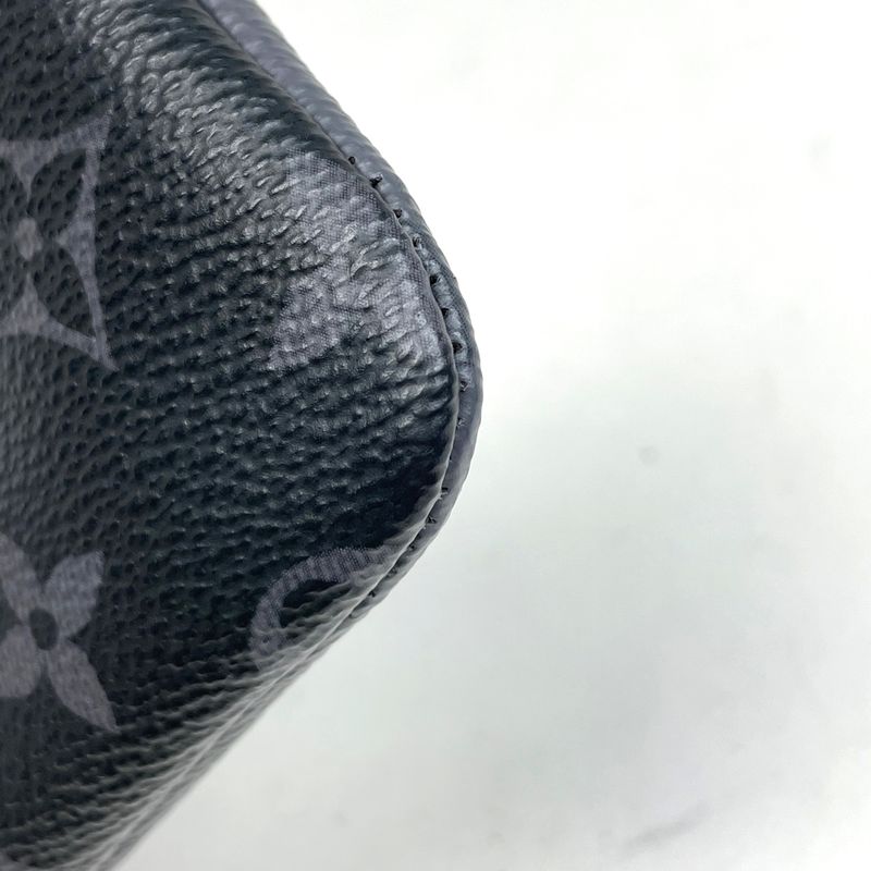 Louis Vuitton Pochette Cles Key Case Coin Purse Monogram Eclipse Reverse Noir