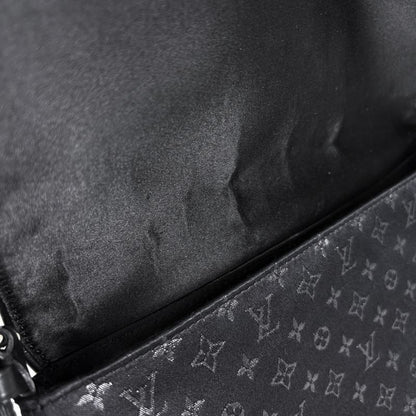Louis Vuitton Comte de Fe Musette Shoulder Bag Monogram Satin Noir