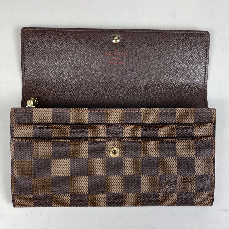 Louis Vuitton Portefeuille Sarah Wallet Damier Brown
