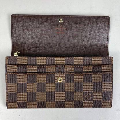 Louis Vuitton Portefeuille Sarah Wallet Damier Brown