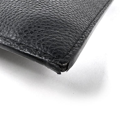 Dior Logo Clutch Leather Black