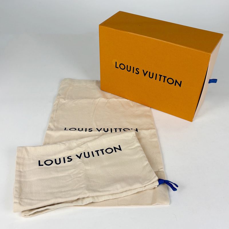 Louis Vuitton Logo Socks Sneakers Aftergame Line Shoes Fabric Gold