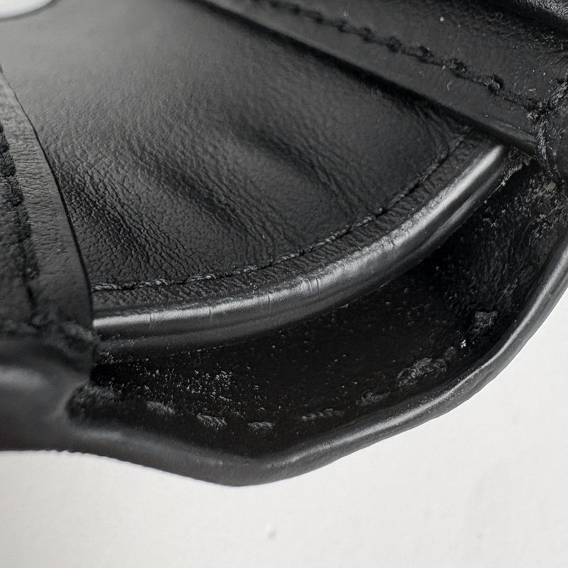 Bottega Veneta Intrecciato Bifold Wallet with Coin Purse Leather Black