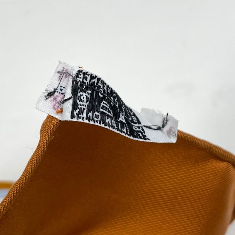 Hermes Carre 90 Cosmos Space Horse Scarf Silk Brown Multicolor