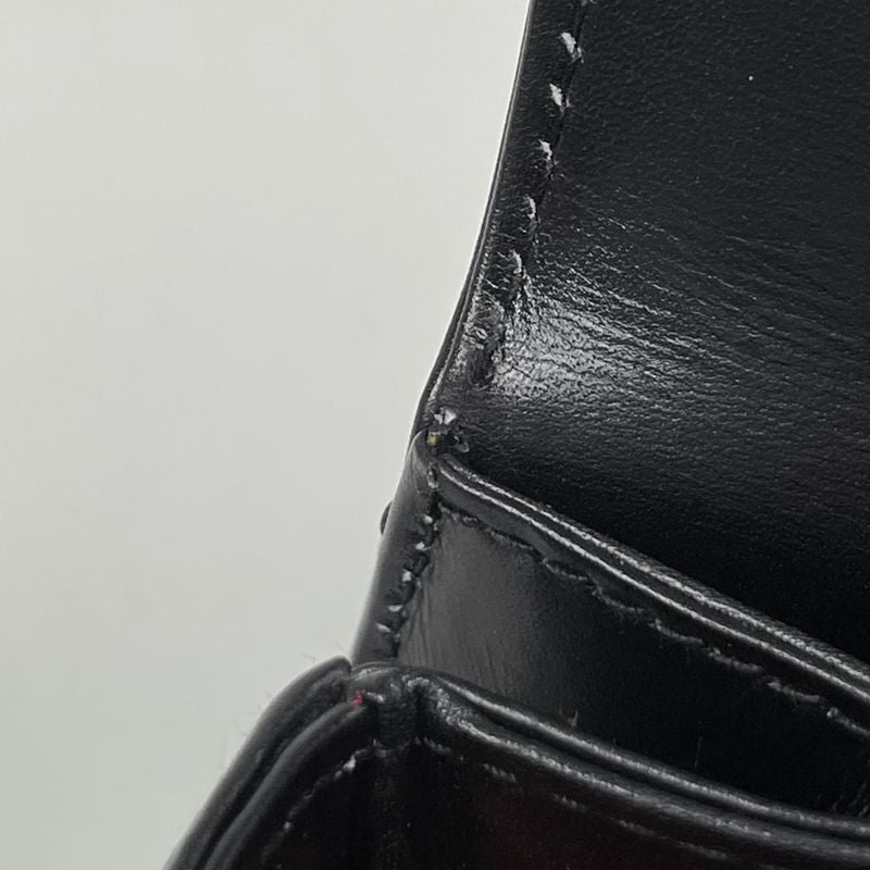 Gucci Top Handle Bag 2-Way Leather Black