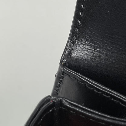 Gucci Top Handle Bag 2-Way Leather Black
