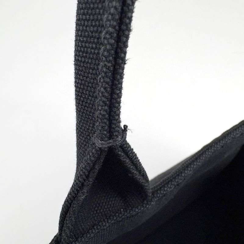 Prada Canapa Tote 2-Way Canvas Black