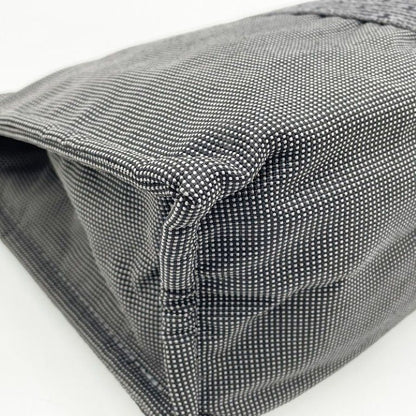 Hermes Second Her Line Gray Canvas Clutch