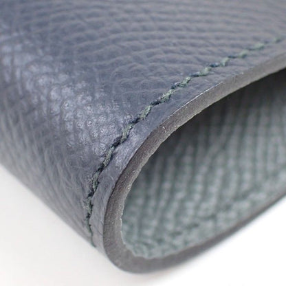 Hermes Notebook Cover Agenda GM Navy Gray Epsom Bicolor