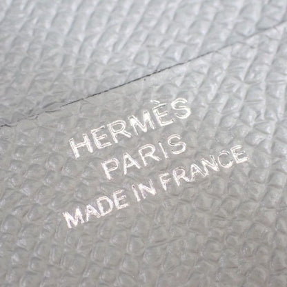 Hermes Notebook Cover Agenda GM Navy Gray Epsom Bicolor