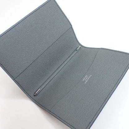 Hermes Notebook Cover Agenda GM Navy Gray Epsom Bicolor