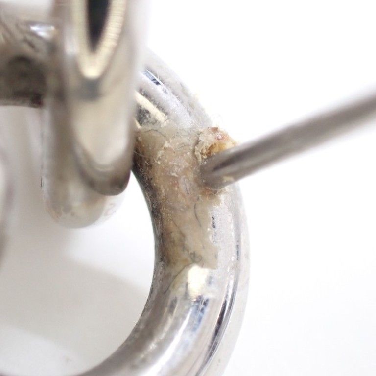 Hermes Earrings Villevolt Chai Nata SS Voswift Silver