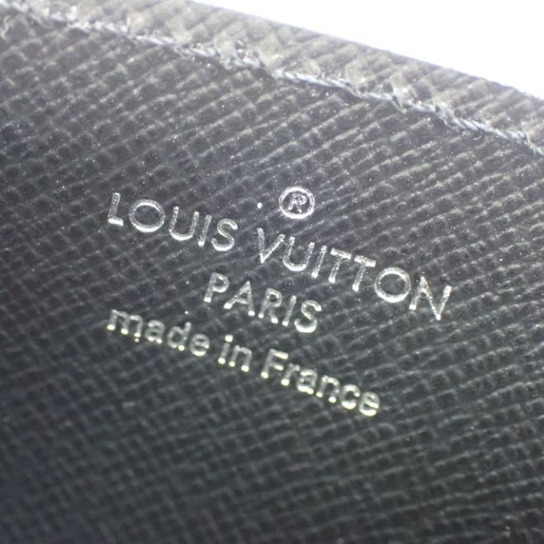 Louis Vuitton Card Case Neo Holder Brown Black Monogram Macassar