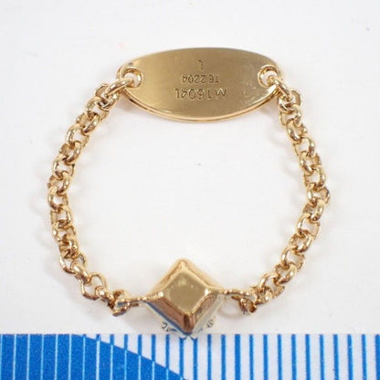 Louis Vuitton Ring Set LV Gold Metal