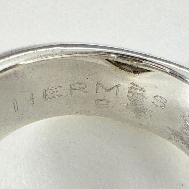 Hermes Gaucho Ring Silver Topaz
