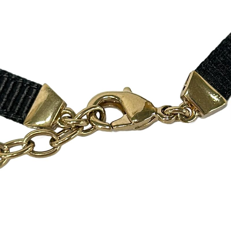 Dior Choker D-renaissance Black Gold Ivory Faux Pearl Necklace