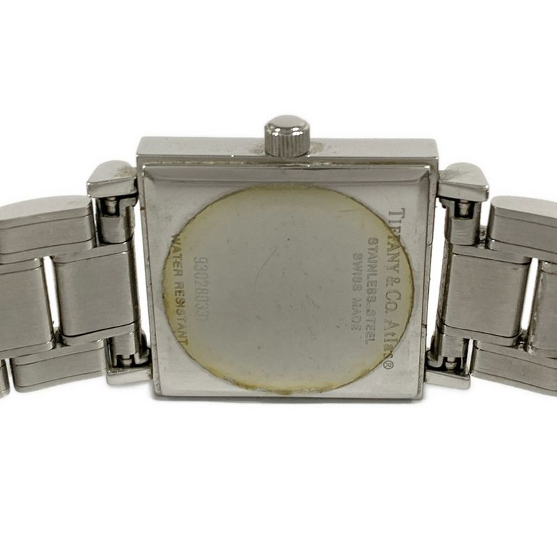 Tiffany & Co Watch Atlas Square SS Black