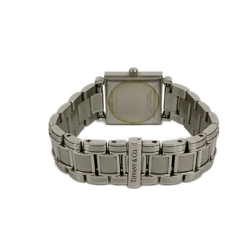 Tiffany & Co Watch Atlas Square SS Black