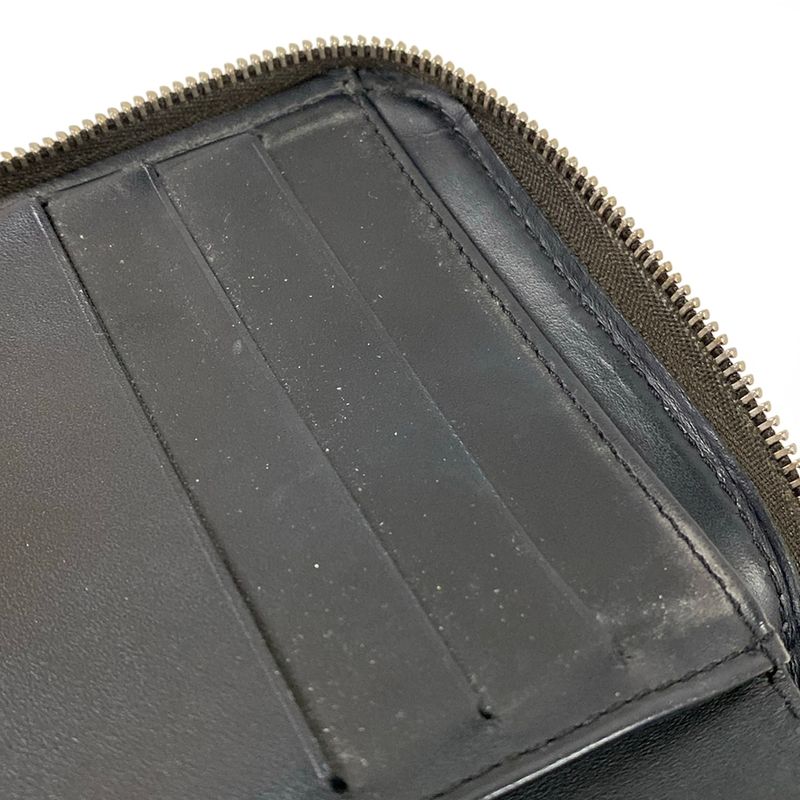 Louis Vuitton Bifold Wallet Monogram Glace Porte Billets Monet Zip Leather