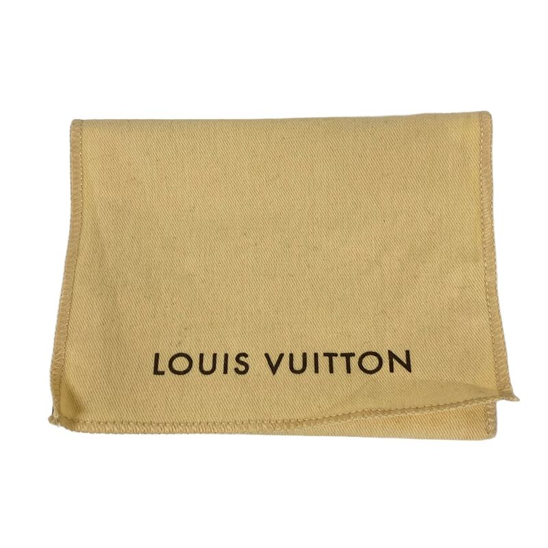Louis Vuitton Bifold Wallet Monogram Glace Porte Billets Monet Zip Leather
