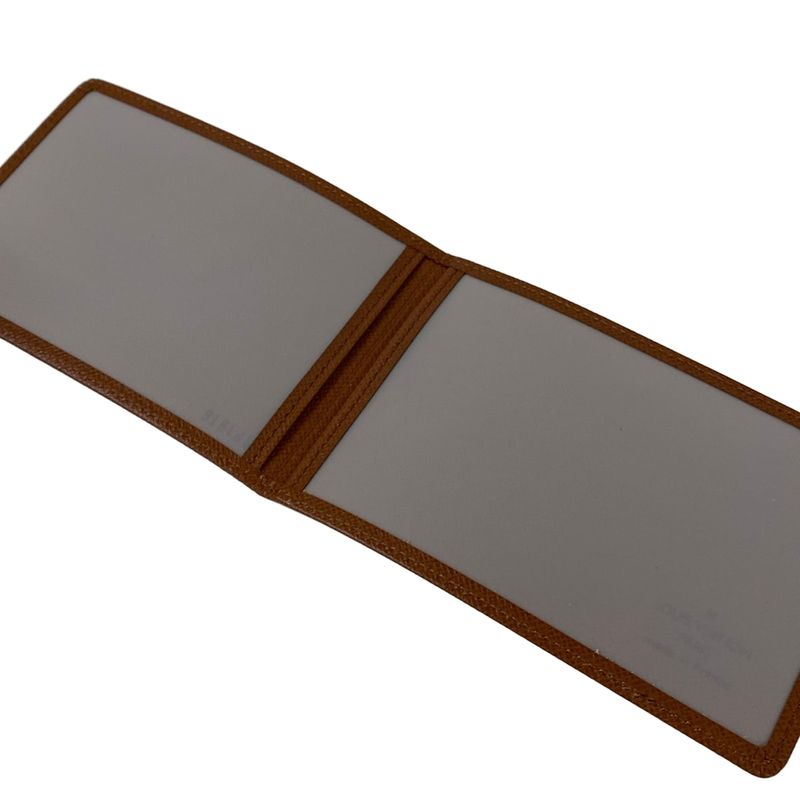 Louis Vuitton Pass Case Taiga Brown Porte Tresor Etui Papiers Leather Handbag