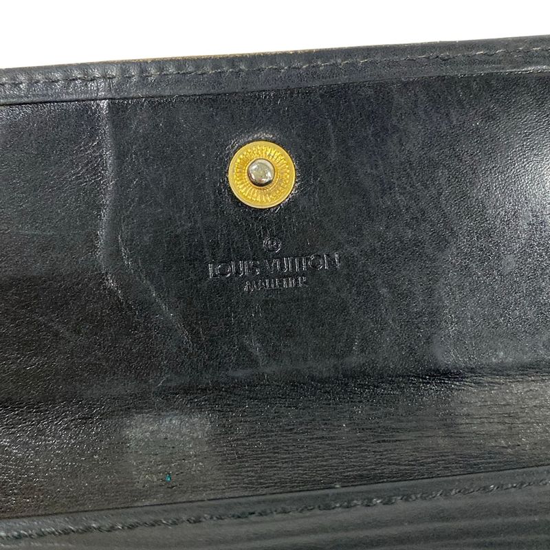 Louis Vuitton Key Case Epi Multicles 4 Noir Leather Key Holder