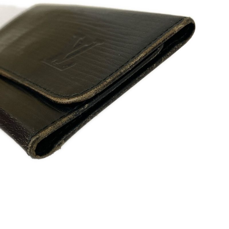 Louis Vuitton Key Case Epi Multicles 4 Noir Leather Key Holder