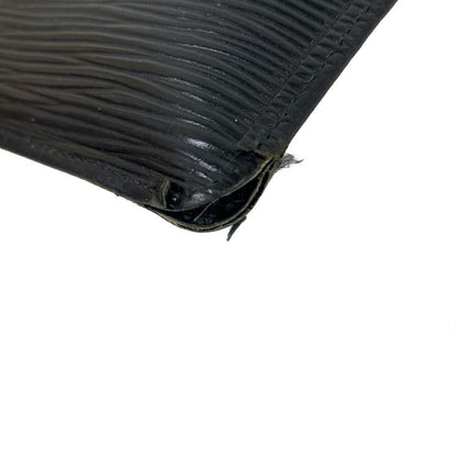 Louis Vuitton Coin Case Epi Pochette Cles Noir Leather
