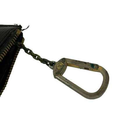 Louis Vuitton Coin Case Epi Pochette Cles Noir Leather