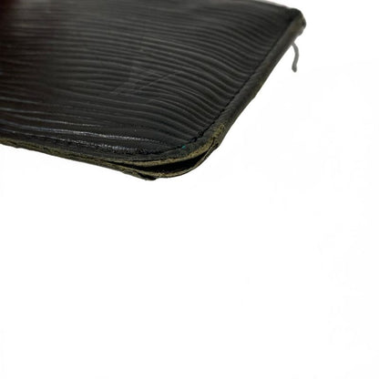 Louis Vuitton Coin Case Epi Pochette Cles Noir Leather