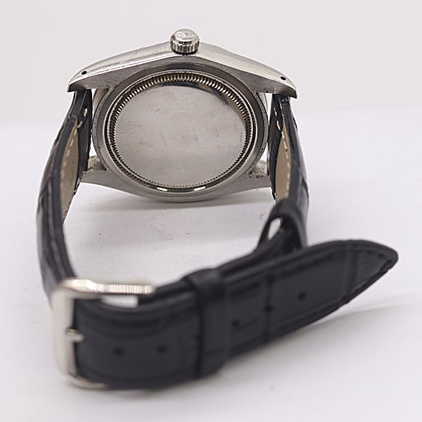 Rolex Oyster Date Precision Manual Winding Silver Dial Watch