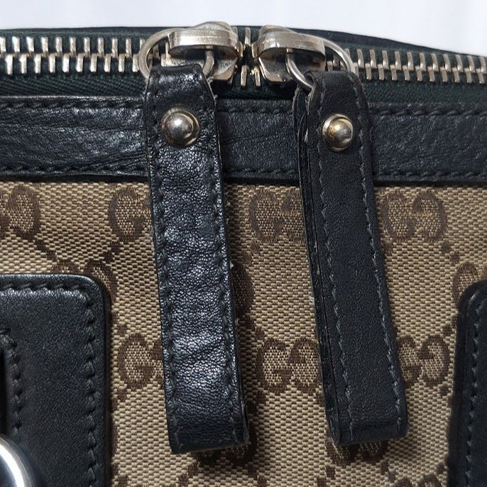Gucci GG Canvas 2-Way Shoulder Bag with Charm