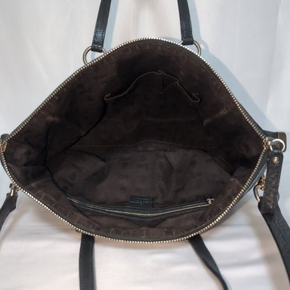 Gucci GG Canvas 2-Way Shoulder Bag with Charm