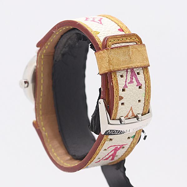 Louis Vuitton Tumble Wide Strap Quartz Brown Dial Watch Kri