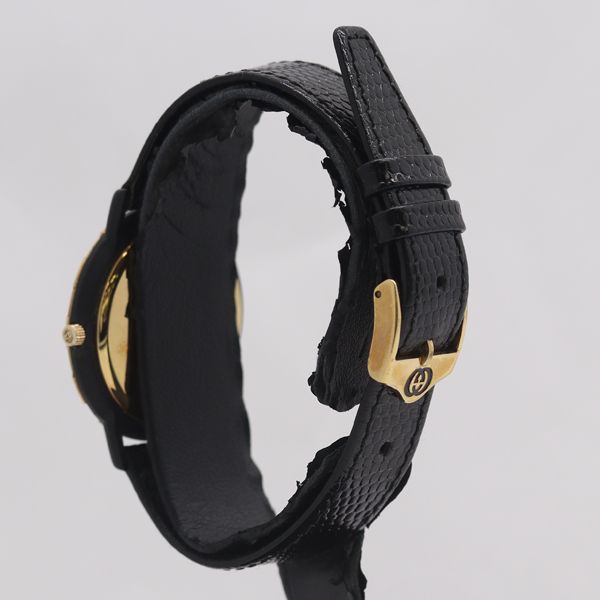 Gucci Quartz Black Dial Watch Kri