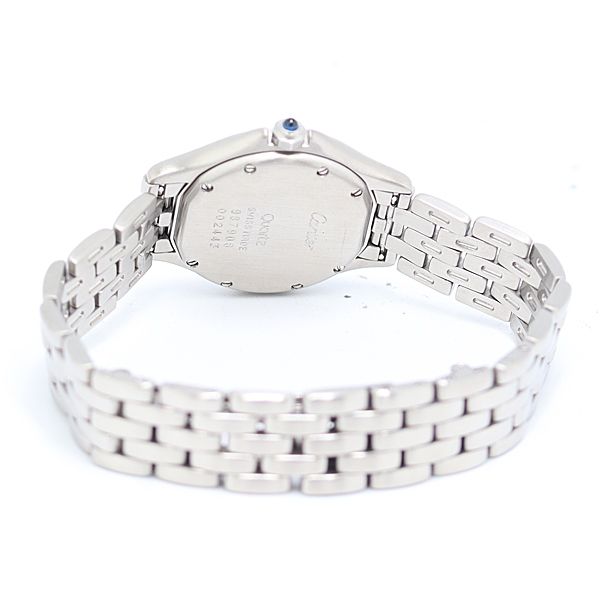 Cartier Panthere Cougar Quartz Date White Dial Watch Kzk