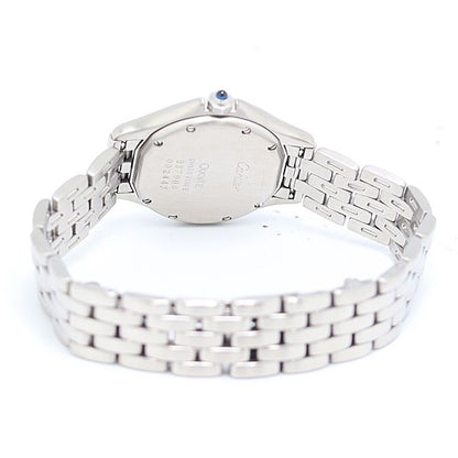 Cartier Panthere Cougar Quartz Date White Dial Watch Kzk