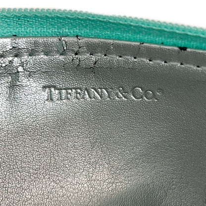 Tiffany & Co Pouch Cobalt Blue Leather