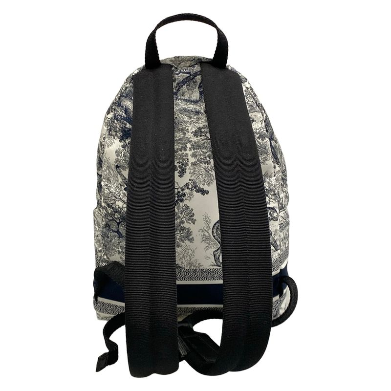 Dior Sac Travel Small Backpack White Navy