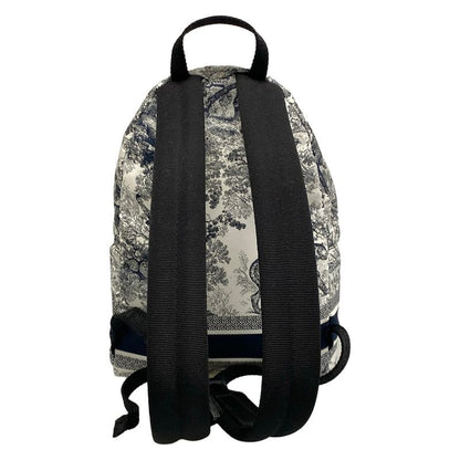 Dior Sac Travel Small Backpack White Navy