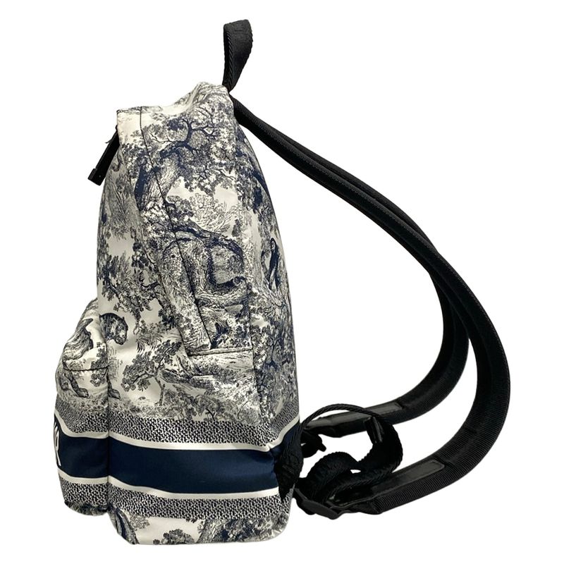 Dior Sac Travel Small Backpack White Navy