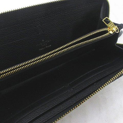 Louis Vuitton Zippy Wallet Zip Around Monogram Empreinte Leather Noir Black Gold