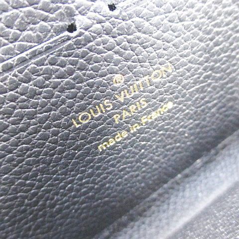 Louis Vuitton Zippy Wallet Zip Around Monogram Empreinte Leather Noir Black Gold