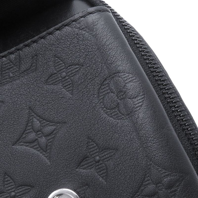 Louis Vuitton Shoulder Bag Monogram Shadow Double Phone Pouch Black
