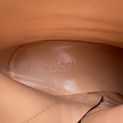 Gucci Boots Blanc Ankle GG Supreme Leather 35 Shoes