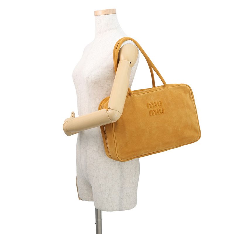 Miu Miu Miu Handbag Suede Master