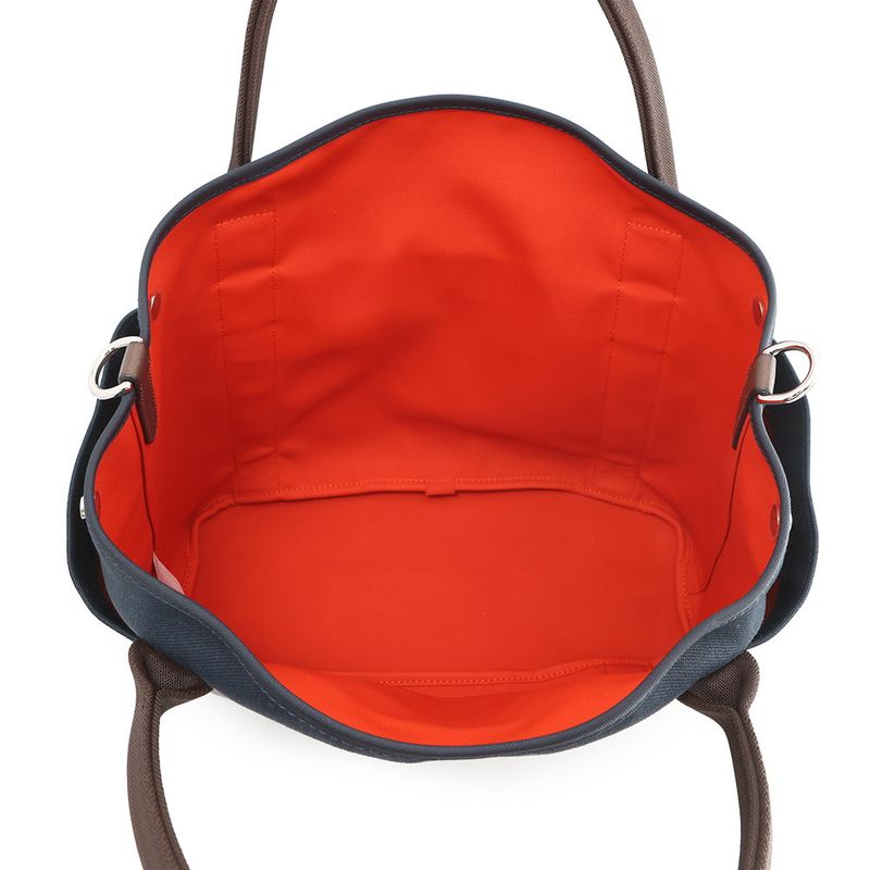 Hermes Sac de Pansage Groom Navy 2-Way Tote