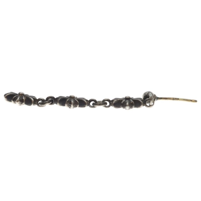Chrome Hearts Tiny CH Pls 3 Ech Plus 3 Drop Earrings Silver