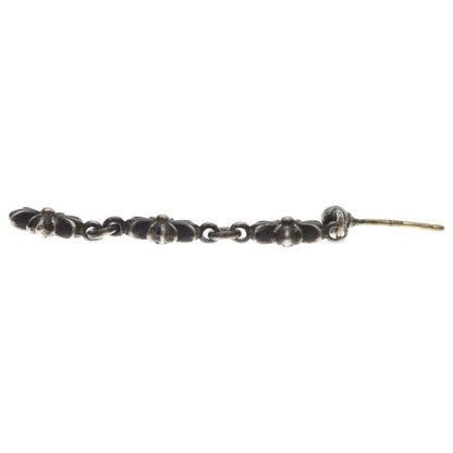 Chrome Hearts Tiny CH Pls 3 Ech Plus 3 Drop Earrings Silver