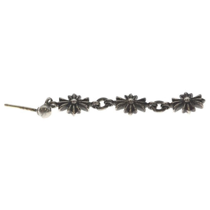 Chrome Hearts Tiny CH Pls 3 Ech Plus 3 Drop Earrings Silver